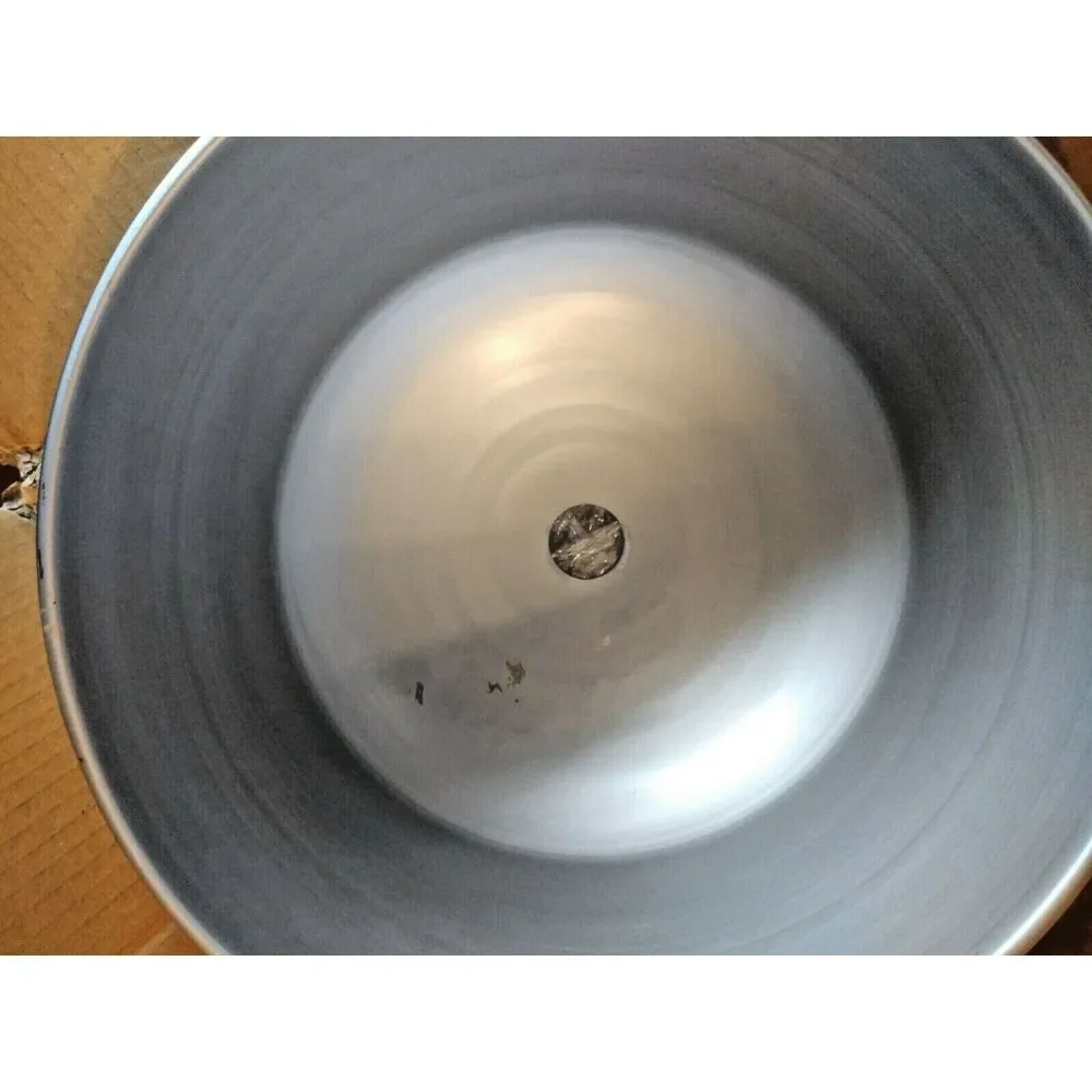 NEW IN BOX Farmhouse Light ~ Brushed Nickel Farmhouse Style Pendant 9.5x15.7 NOS